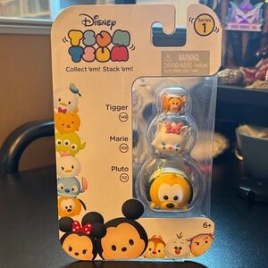 Disney Tsum Tsum Plush Trio - White, Yellow, Orange
